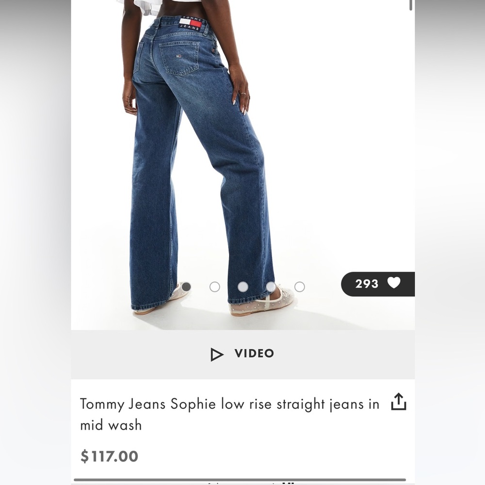 Tommy Hilfiger Low Rise Baggy Jeans